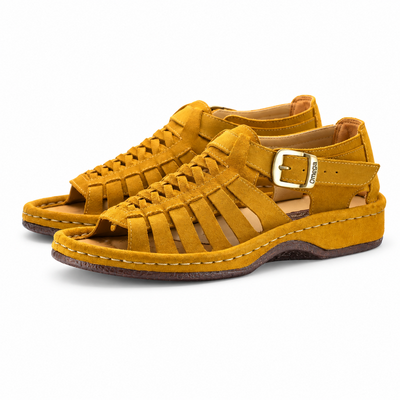 Omega Madrid Suede Sandal – Sun