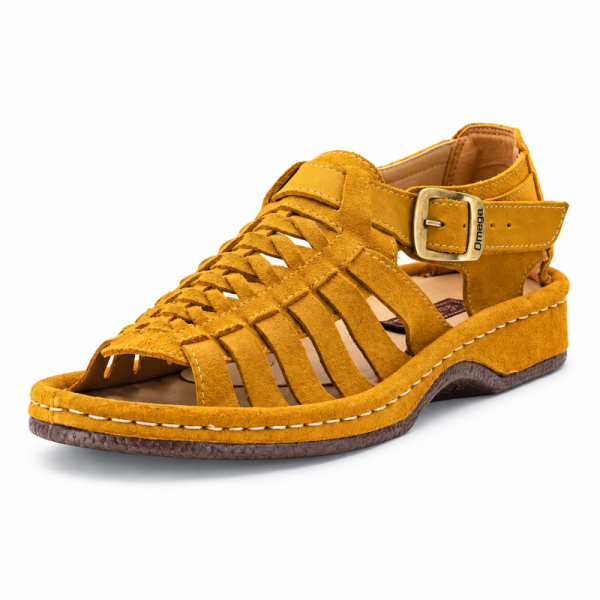 Omega Madrid Suede Sandal – Sun - Image 4