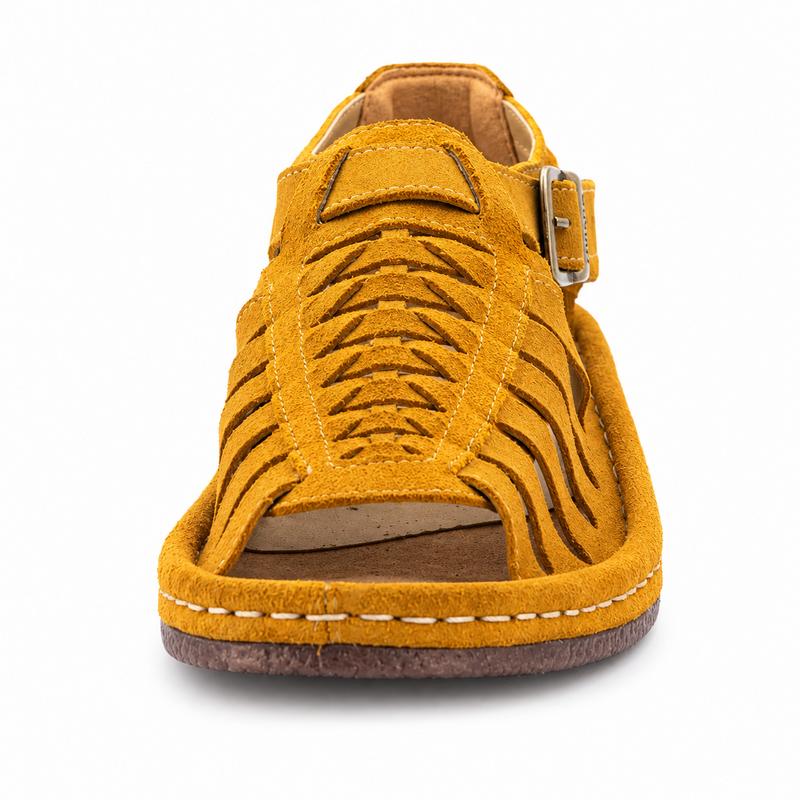 Omega Madrid Suede Sandal – Sun - Image 5
