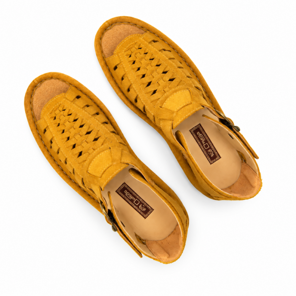 Omega Madrid Suede Sandal – Sun - Image 6