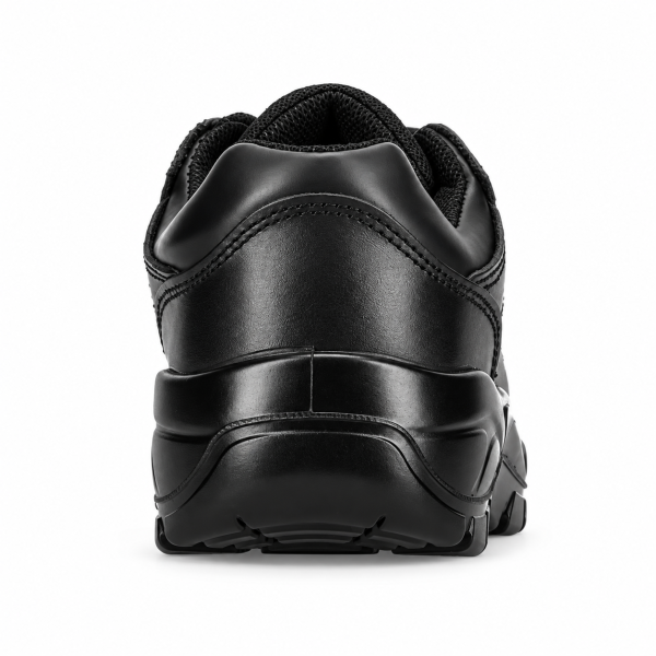 REBEL Hiker Lo Safety Shoe Black – 200J Steel Toe Full Grain Leather Work Shoe - Image 4