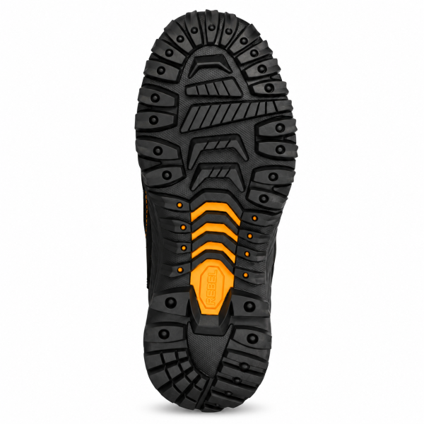 REBEL Expedition LO Safety Shoe Black – 200J Steel Toe S3 Water-Resistant Work Shoe - Image 3