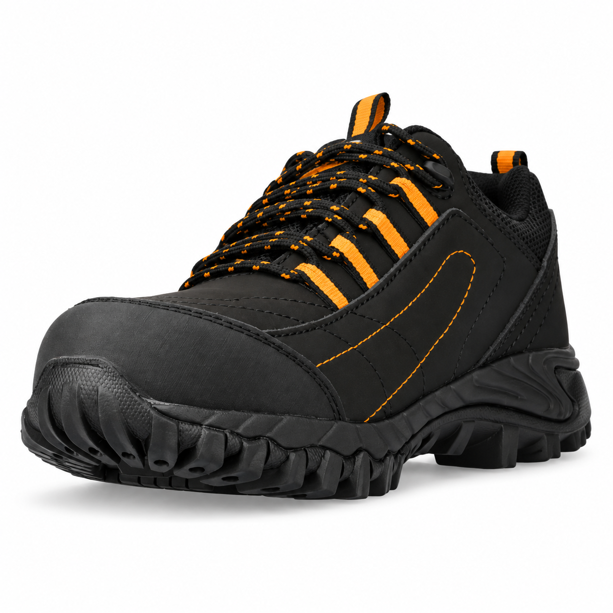 REBEL Expedition LO Safety Shoe Black – 200J Steel Toe S3 Water-Resistant Work Shoe - Image 4