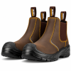 REBEL Anvil Chelsea Safety Boot Brown – 200J Steel Toe Work Boot