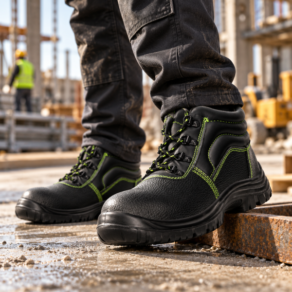 Alternative view of REBEL Kontrakta Safety Boot Black – Steel Toe Work Boot