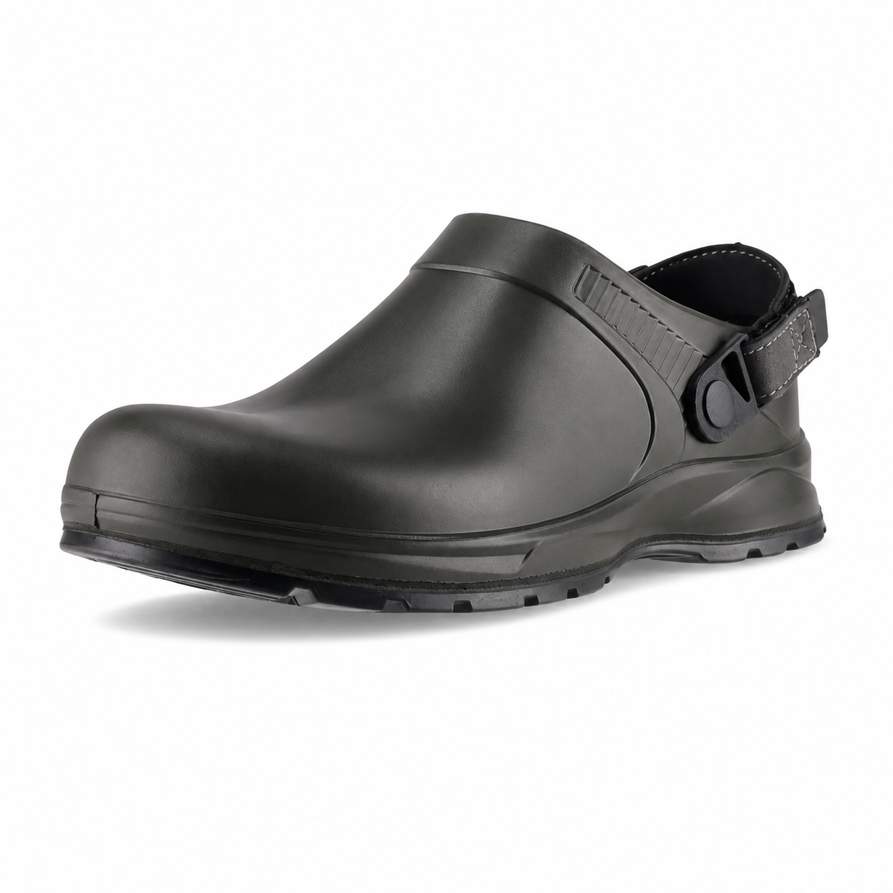 REBEL Cruiza Garden-Pro Slip-On Clog Dark Olive Green – Garden & Outdoor Work Shoe - Image 3