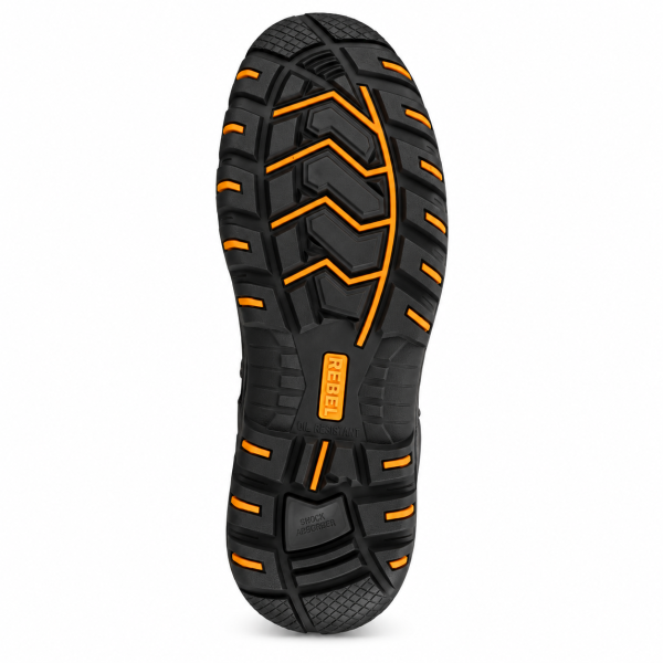 REBEL Havoc Safety Boot Black – 200J Steel Toe S1P Heat-Resistant Work Boot - Image 5
