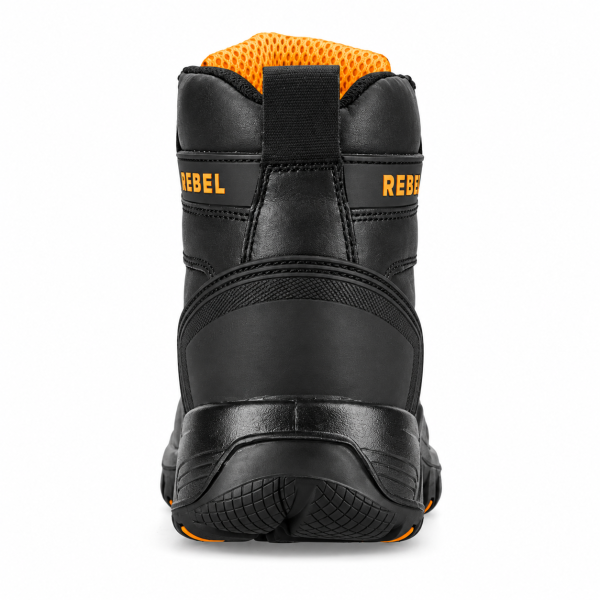 REBEL Havoc Safety Boot Black – 200J Steel Toe S1P Heat-Resistant Work Boot - Image 6