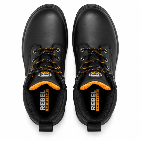 REBEL Havoc Safety Boot Black – 200J Steel Toe S1P Heat-Resistant Work Boot - Image 7