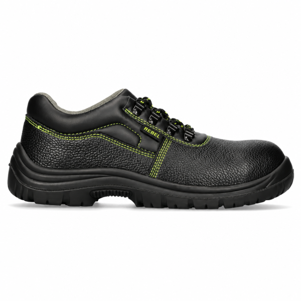 REBEL Kontrakta Safety Shoe Black – Steel Toe Work Shoe - Image 5