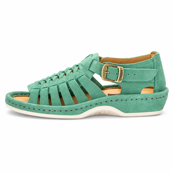 Omega Madrid Suede Sandal – Mint - Image 6