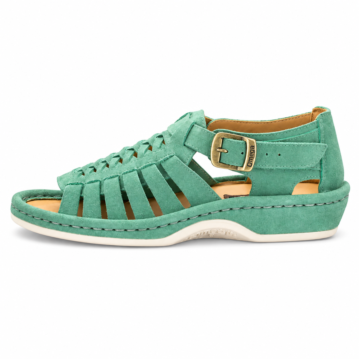 Omega Madrid Suede Sandal – Mint - Image 6