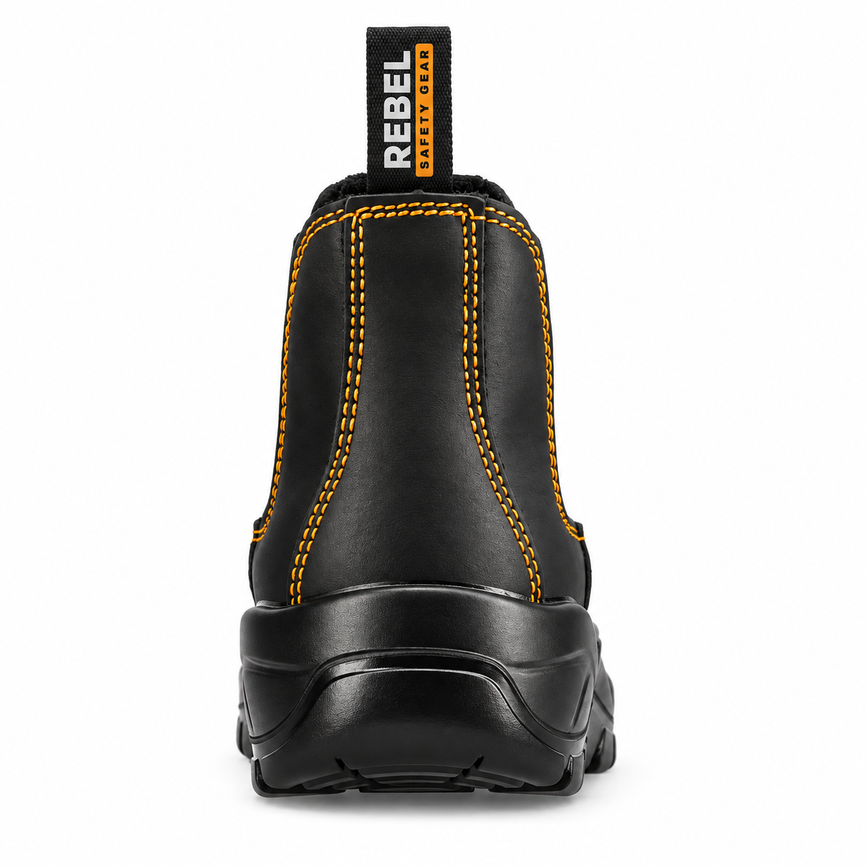 REBEL Anvil Chelsea Safety Boot Black – 200J Steel Toe Work Boot - Image 4