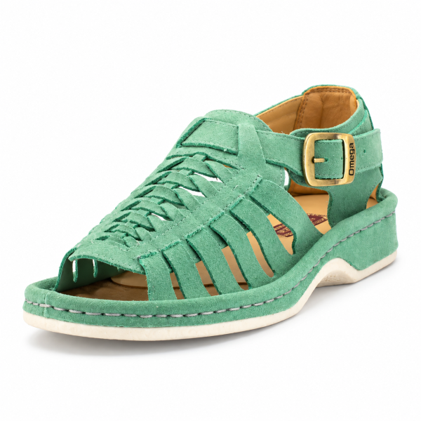 Omega Madrid Suede Sandal – Mint - Image 5
