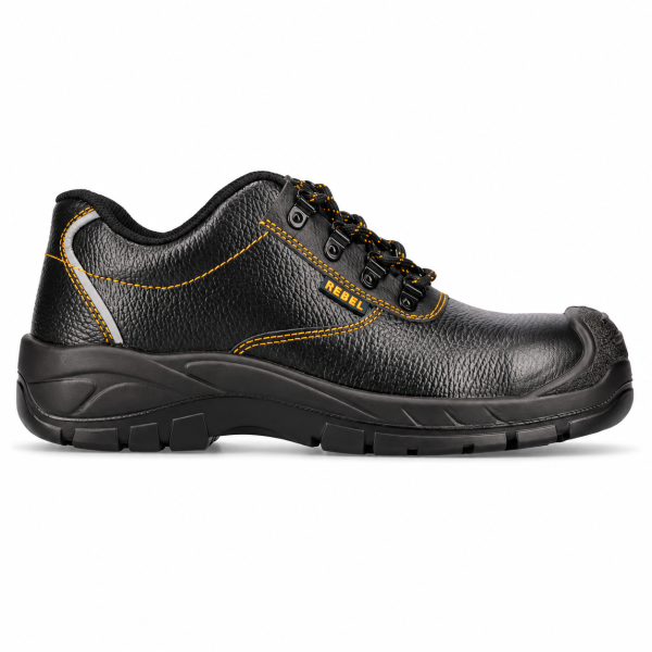 REBEL Chukka Safety Shoe Black – 200J Steel Toe Work Shoe - Image 6