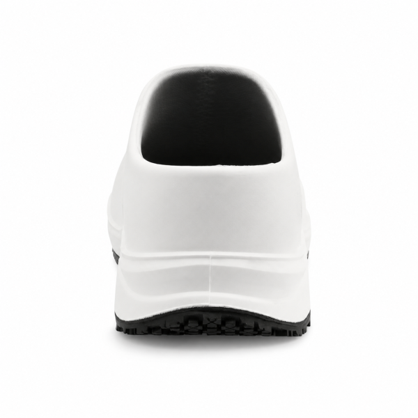 REBEL Cruiza Chef-Pro Slip-On Clog No Strap White & Black – Professional Hospitality Work Shoe - Image 7