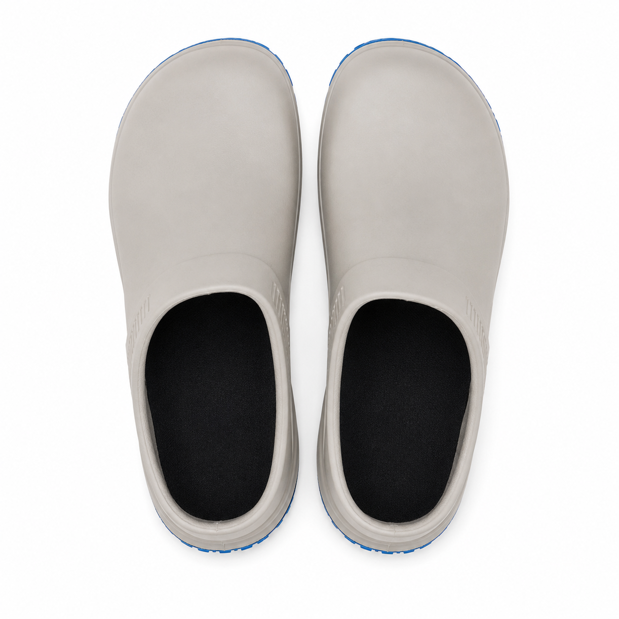 REBEL Cruiza Chef-Pro Slip-On Clog No Strap Grey & Blue – Professional Hospitality Work Shoe - Image 4