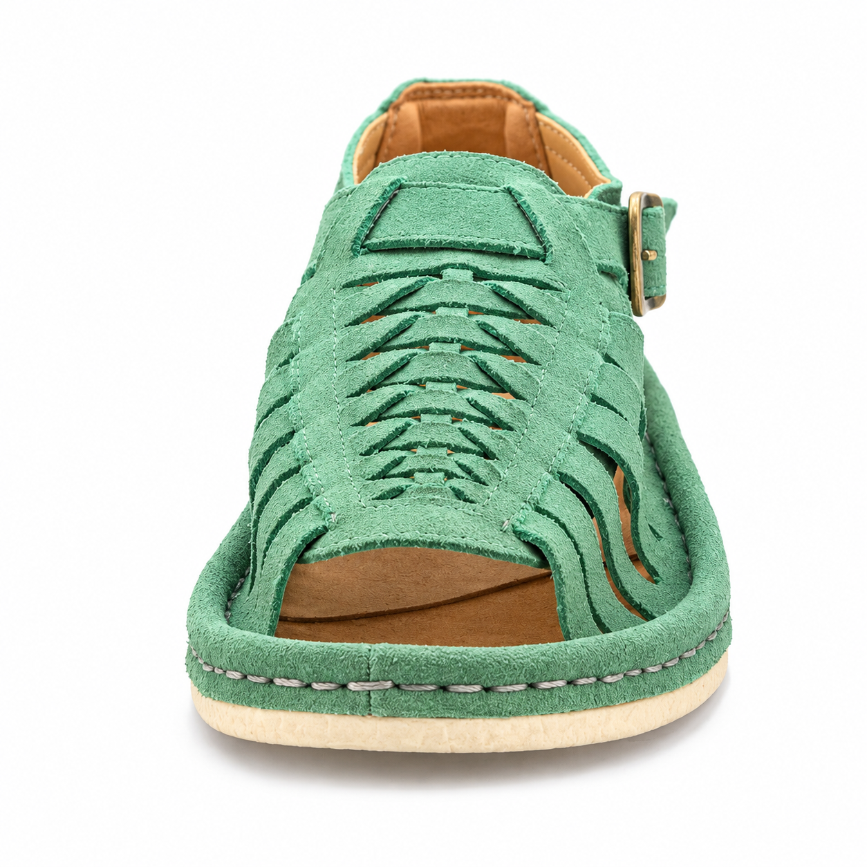 Omega Madrid Suede Sandal – Mint - Image 8