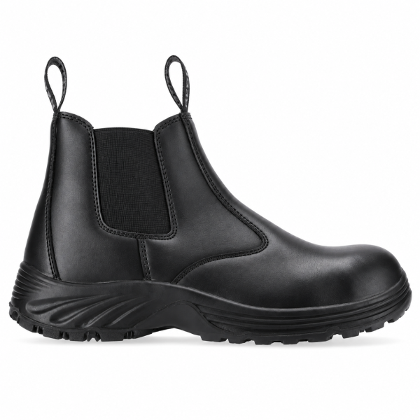 REBEL Kontrakta Chelsea Safety Boot Black – Steel Toe Work Boot - Image 4