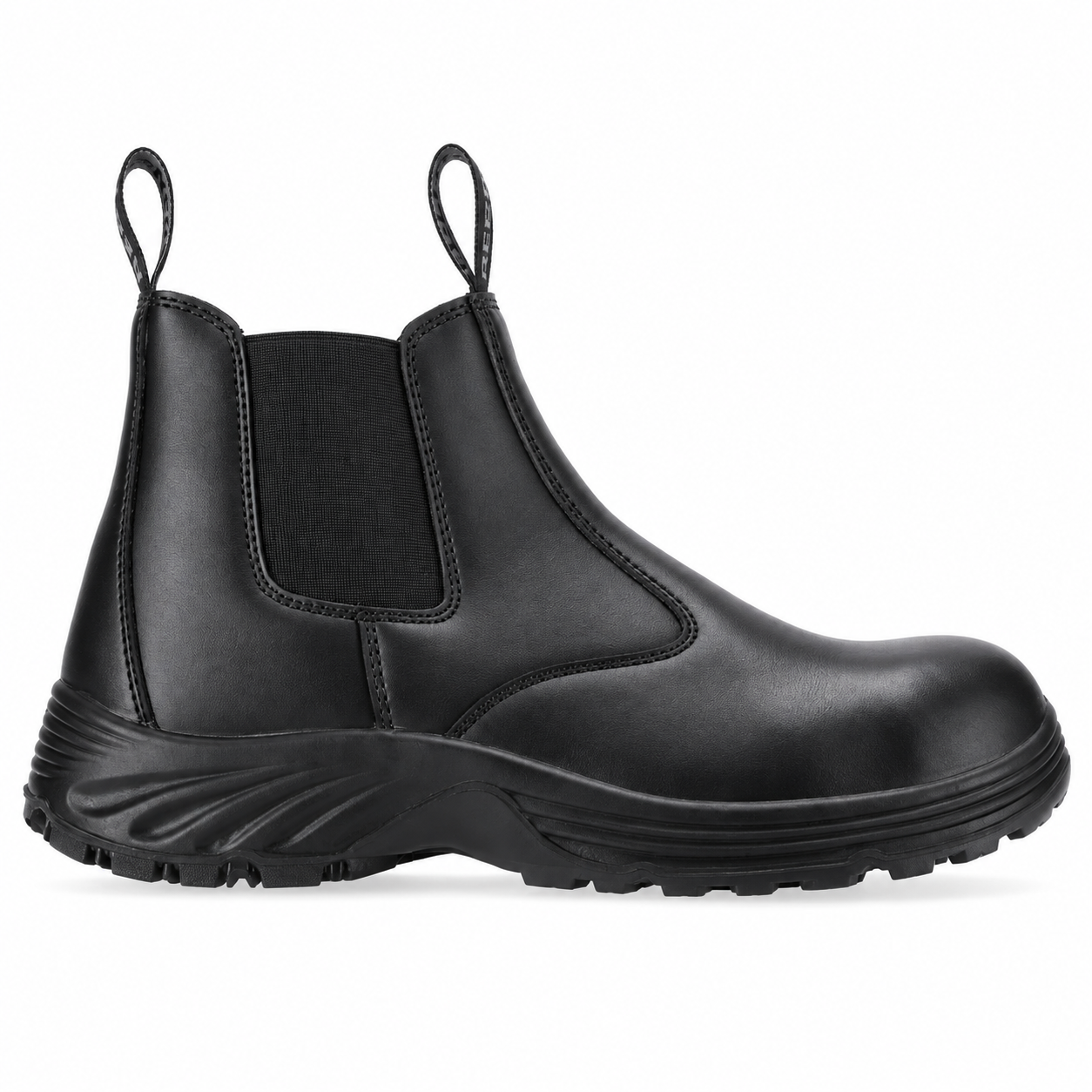 REBEL Kontrakta Chelsea Safety Boot Black – Steel Toe Work Boot - Image 4