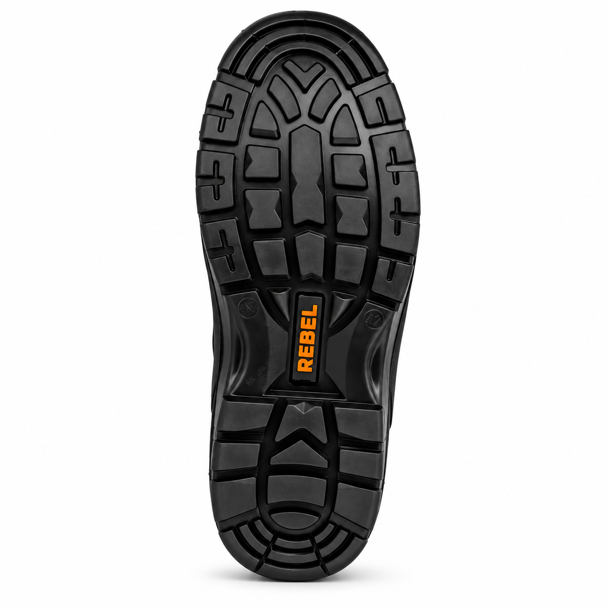 REBEL Hiker Lo Safety Shoe Black – 200J Steel Toe Full Grain Leather Work Shoe - Image 5