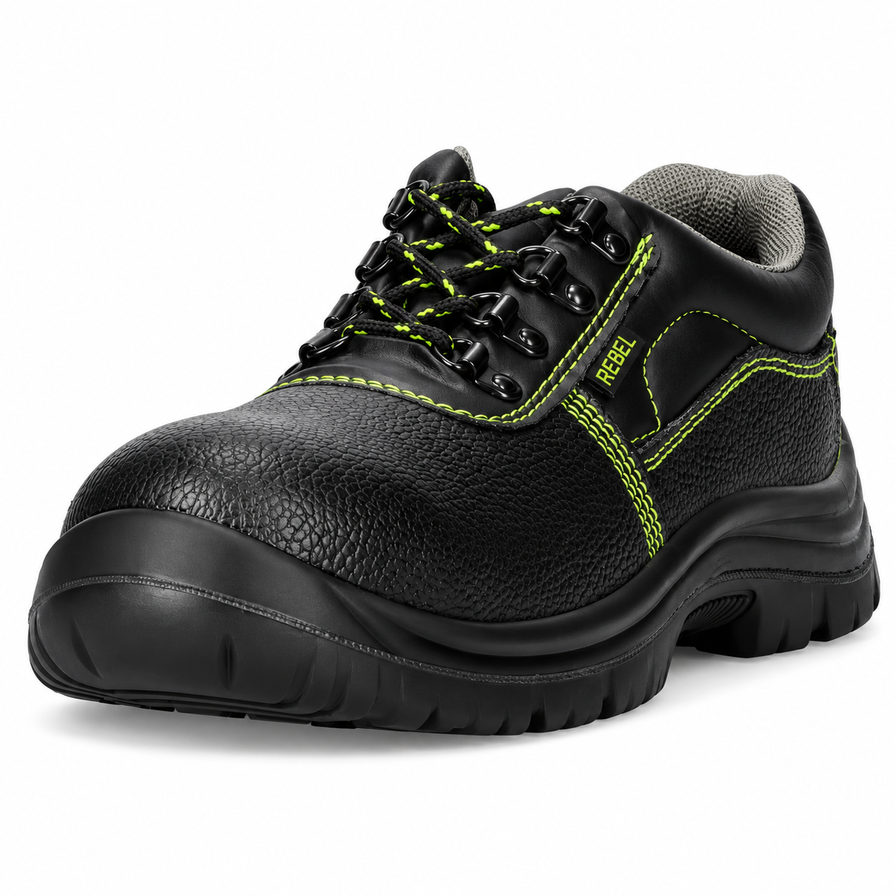 REBEL Kontrakta Safety Shoe Black – Steel Toe Work Shoe - Image 6