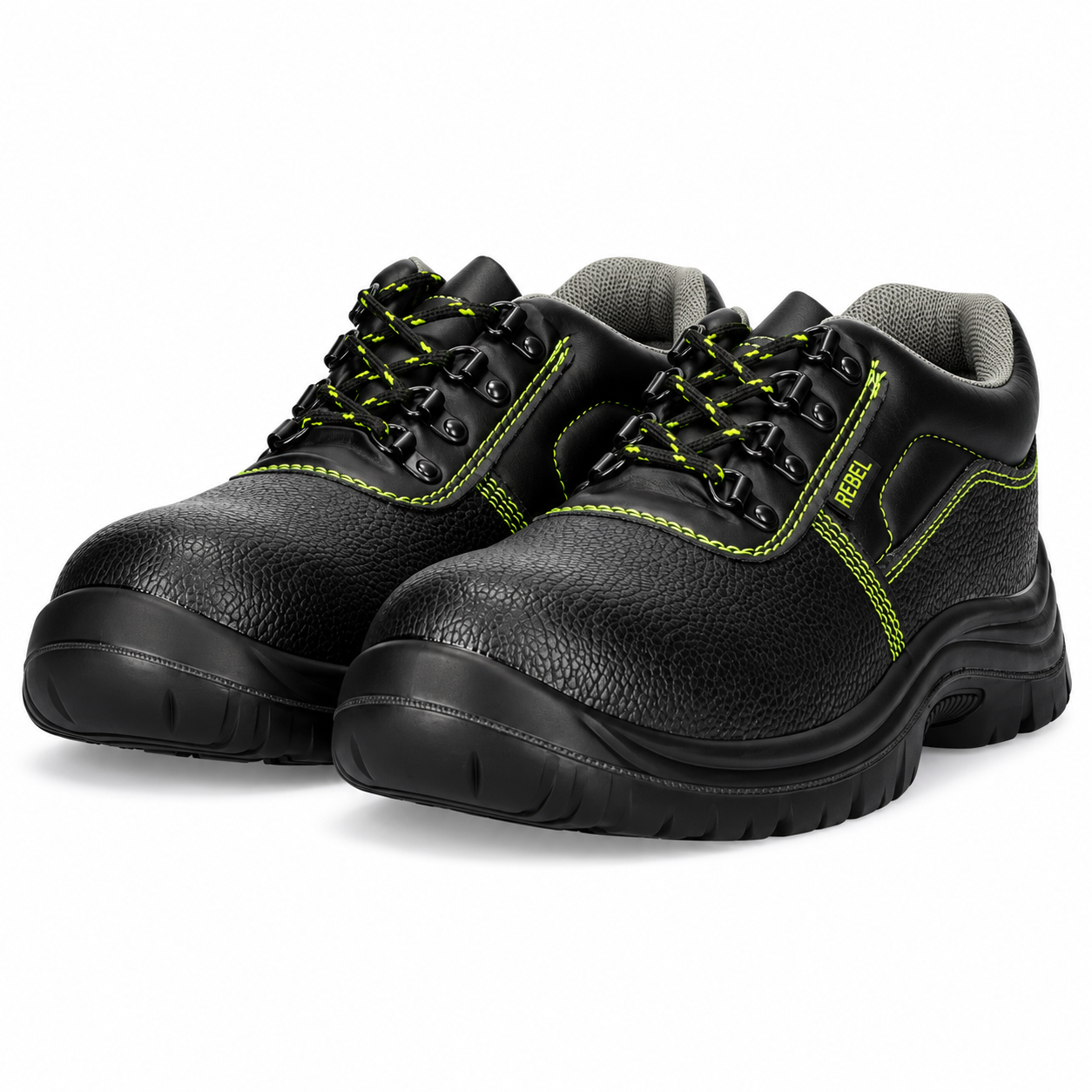 REBEL Kontrakta Safety Shoe Black – Steel Toe Work Shoe - Image 7
