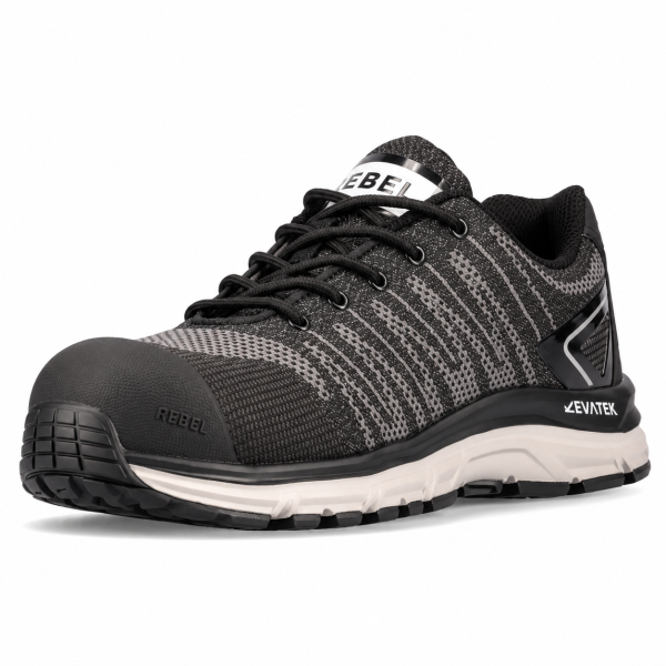 REBEL DynaPro Safety Shoe Dark Grey – 200J Composite Toe Lightweight Work Shoe - Image 5
