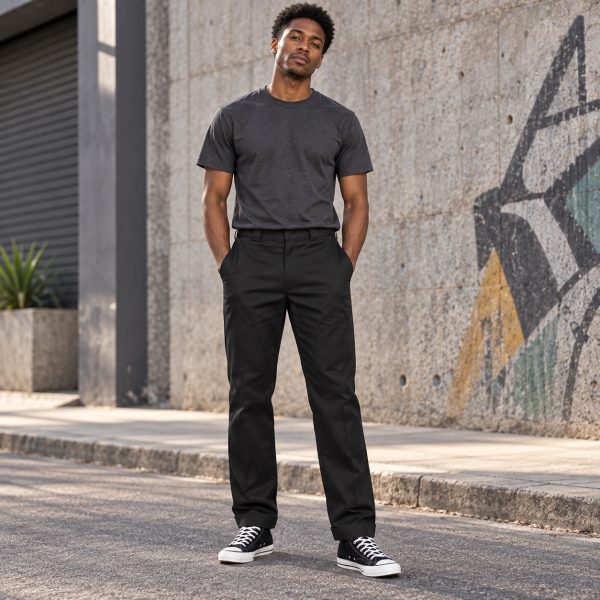 Dickies 847 Men’s Work Trousers – Black - Image 6