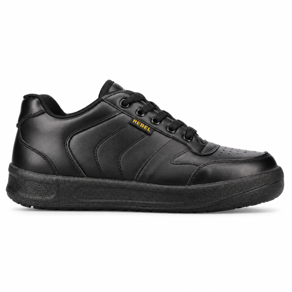 REBEL WorkPro Occupational Work Shoe Black – Soft Toe Non-Steel Safety Shoe - Image 3