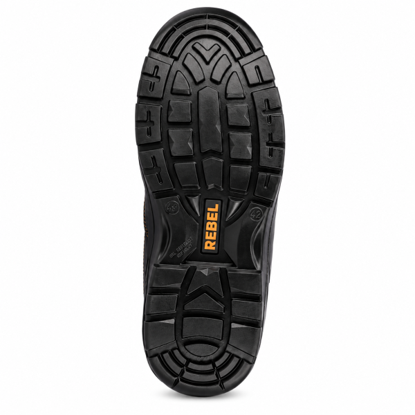 REBEL Chukka Safety Boot Brown – 200J Steel Toe Work Boot - Image 4