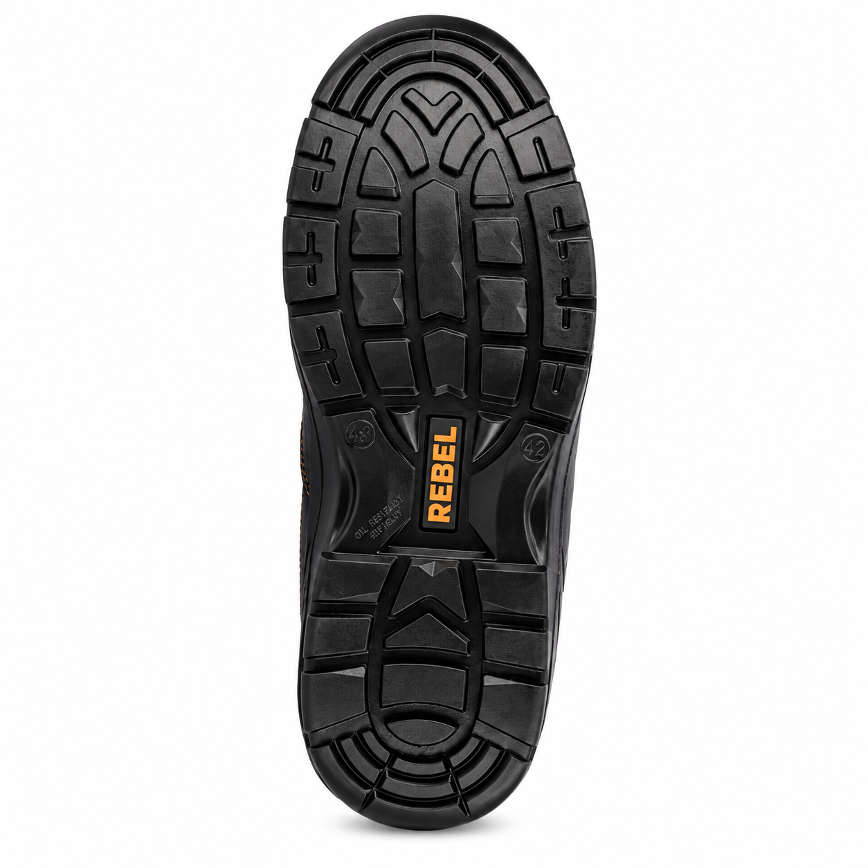 REBEL Chukka Safety Boot Brown – 200J Steel Toe Work Boot - Image 4
