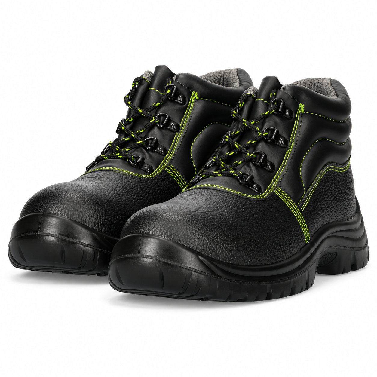 REBEL Kontrakta Safety Boot Black – Steel Toe Work Boot