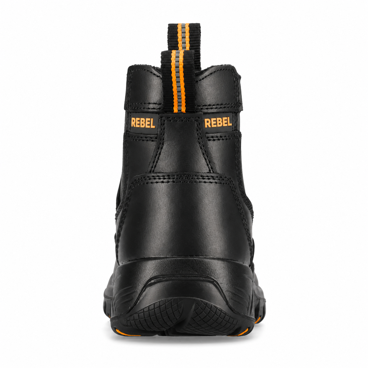 REBEL Crazy Horse Chelsea Safety Boot Black – 200J Steel Toe S1P Work Boot - Image 6
