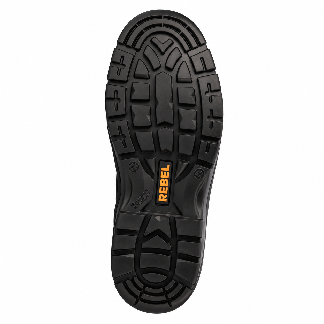 REBEL Chukka Safety Shoe Black – 200J Steel Toe Work Shoe - Image 7