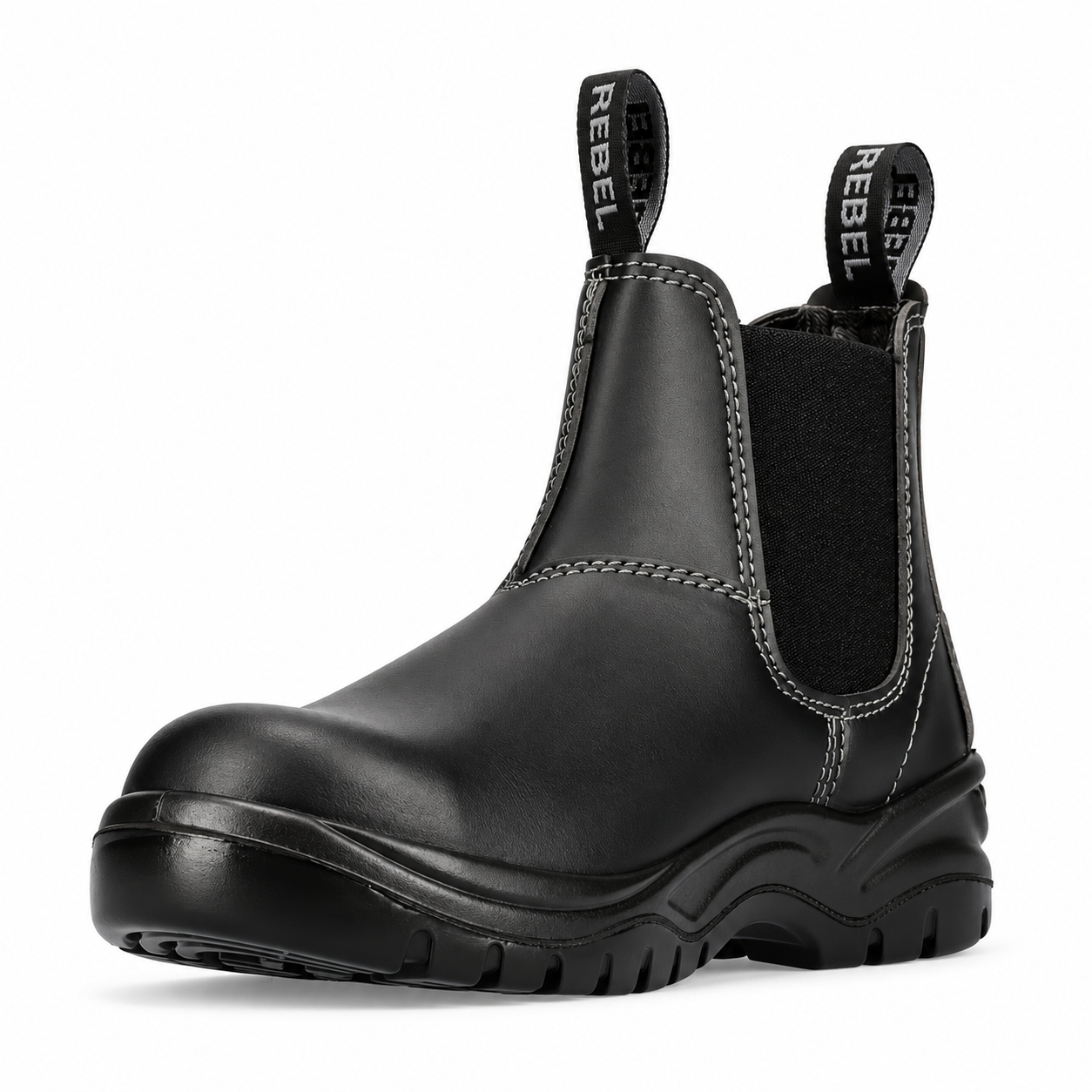 REBEL FX2 Chelsea Safety Boot Black – S1P Steel Toe & Anti-Penetration Work Boot - Image 6