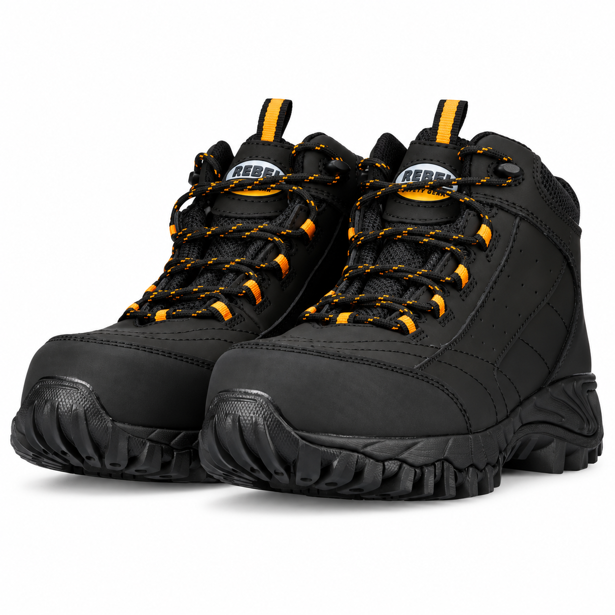 REBEL Expedition HI Safety Boot Black – 200J Steel Toe S3 Water-Resistant Work Boot - Image 3