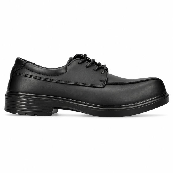 REBEL Classic Work Safety Shoe Black – 200J Steel Toe Formal Work Shoe - Image 8