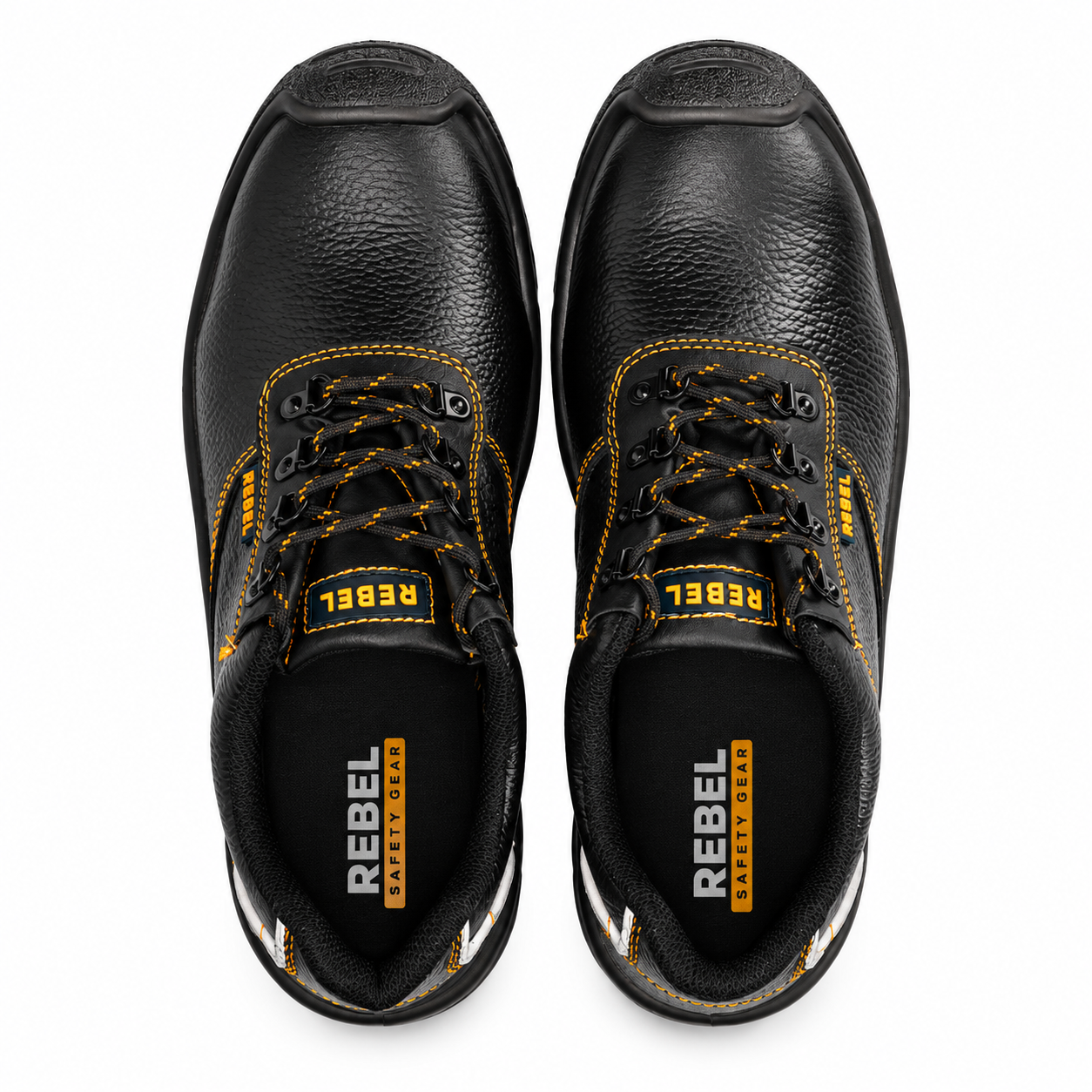 REBEL Chukka Safety Shoe Black – 200J Steel Toe Work Shoe - Image 8