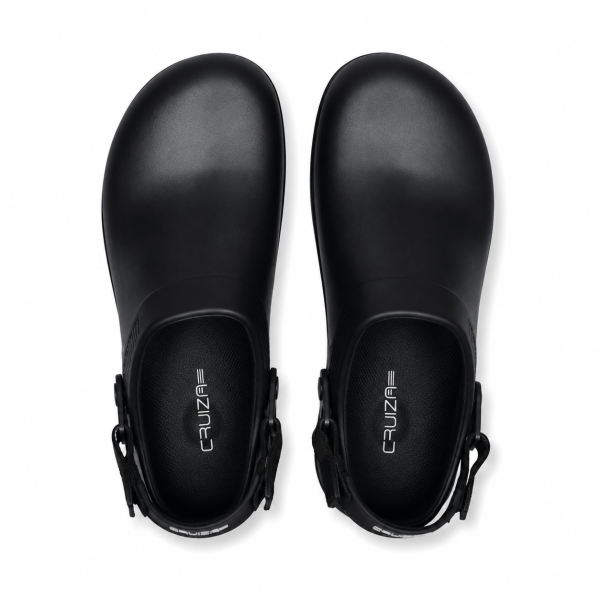 REBEL Cruiza Work-Pro Slip-On Clog Black – Professional Janitorial & Work Shoe - Image 6