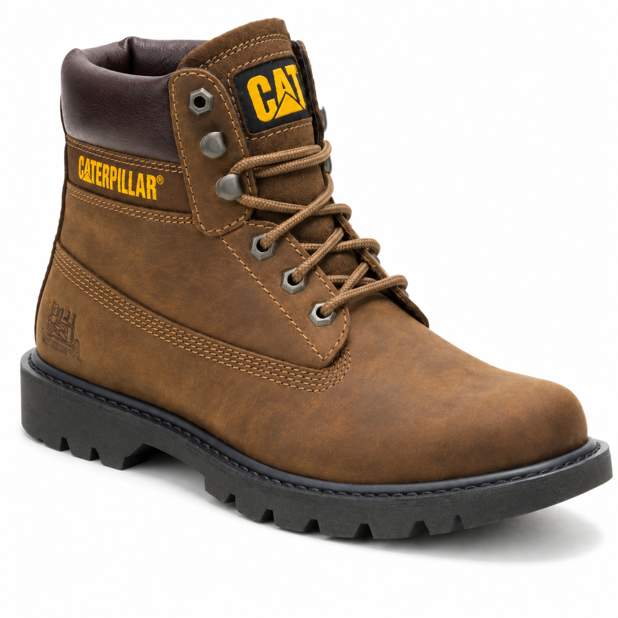 Caterpillar Colorado 2.0 Tractor Men’s Leather Boots – Dark Beige