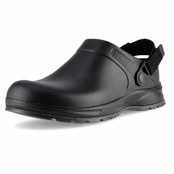 REBEL Cruiza Medi-Pro Slip-On Clog Black & Grey – Professional Healthcare Work Shoe - Image 7