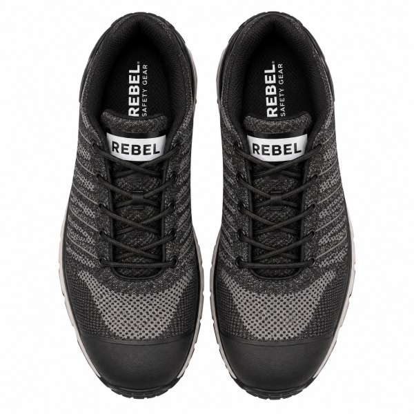 REBEL DynaPro Safety Shoe Dark Grey – 200J Composite Toe Lightweight Work Shoe - Image 8