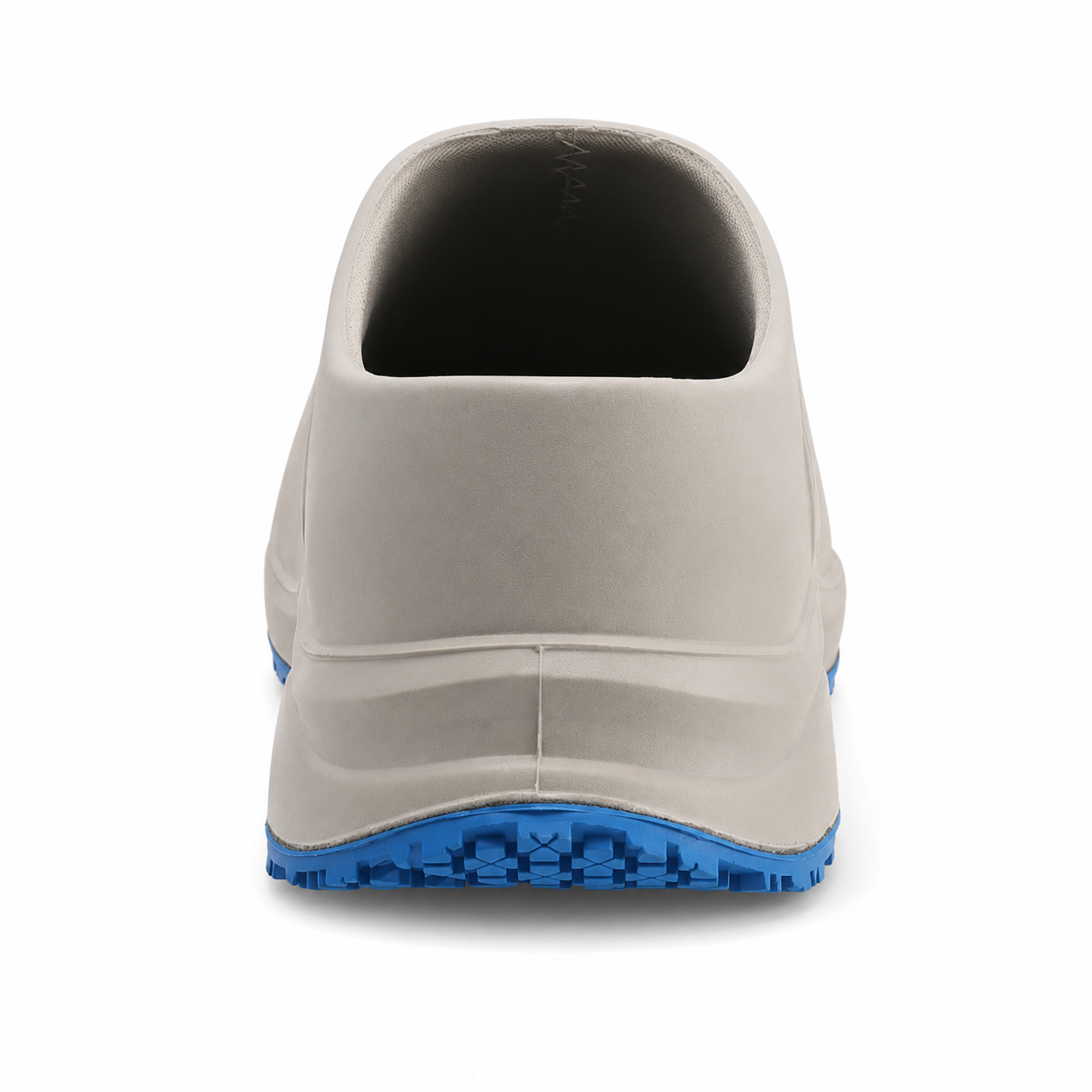REBEL Cruiza Chef-Pro Slip-On Clog No Strap Grey & Blue – Professional Hospitality Work Shoe - Image 9