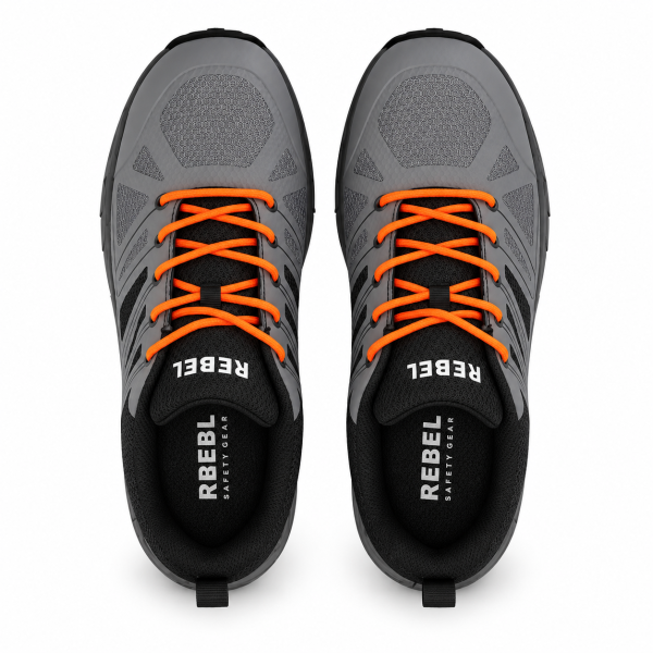 REBEL Grey Wolf Modern Safety Shoe Grey/Black – 200J Composite Toe Michelin Sole - Image 6