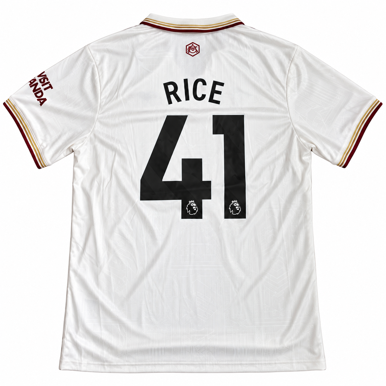 Arsenal 2025/26 Third Jersey – RICE 41 & PL Badge – XL - Image 3