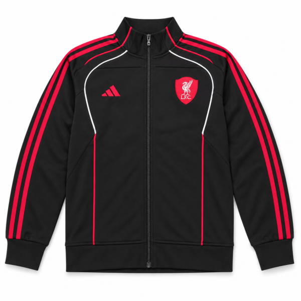 Liverpool Black & Red Tracksuit – Jacket & Pants – Size Small