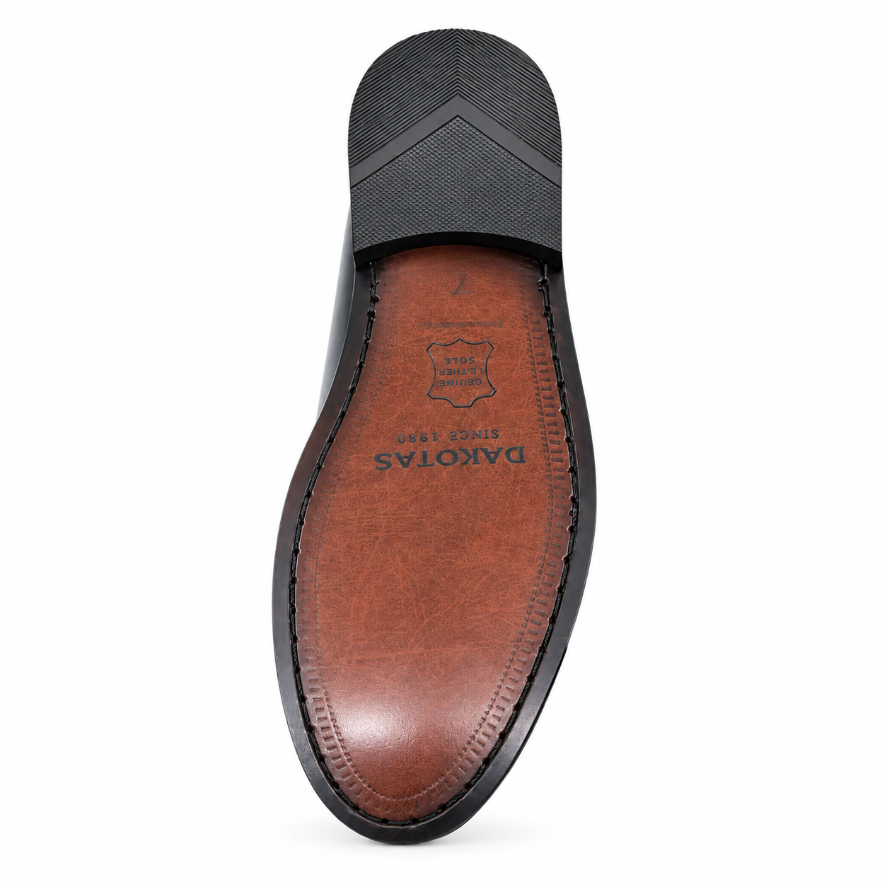 Dakotas Hugh Hi-Shine Moccasins – Burgundy Check Detail - Image 5