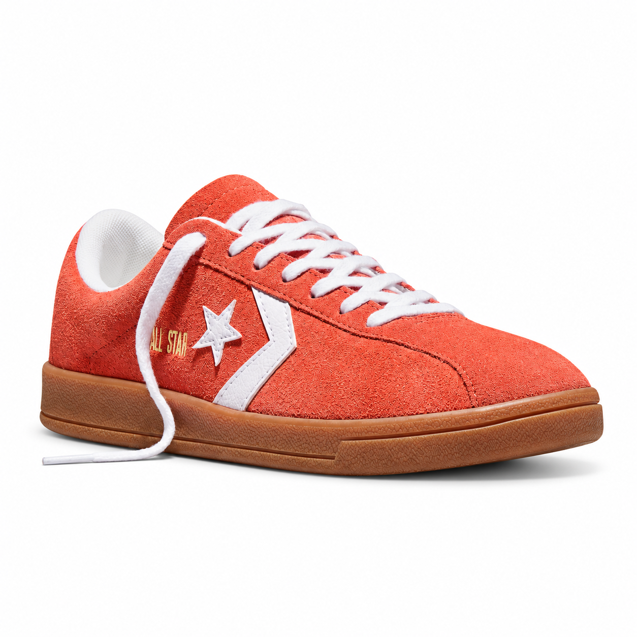Converse All Star Classic Trainer Retro Suede – Smoked Paprika / White / Gum – A16030C - Image 4