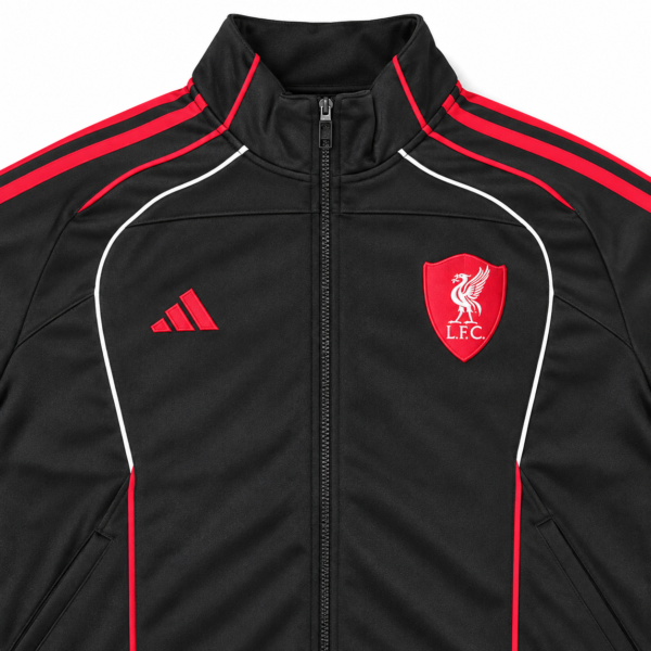 Liverpool Black & Red Tracksuit – Jacket & Pants – Size Small - Image 6
